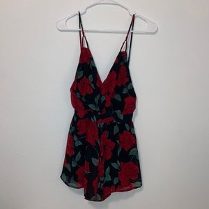 Rose Dressy Romper
